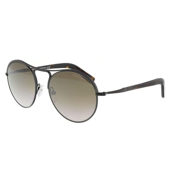 Damaged/ Store Return Tom Ford FT0449 05K Jessie Black Aviator Sunglasses